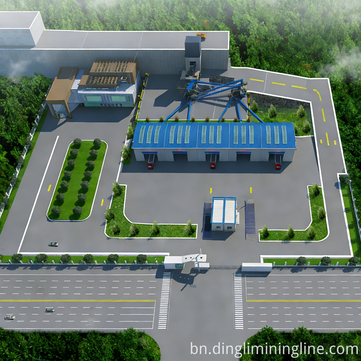 215th Eco-Friendly Stone Aggregate Line